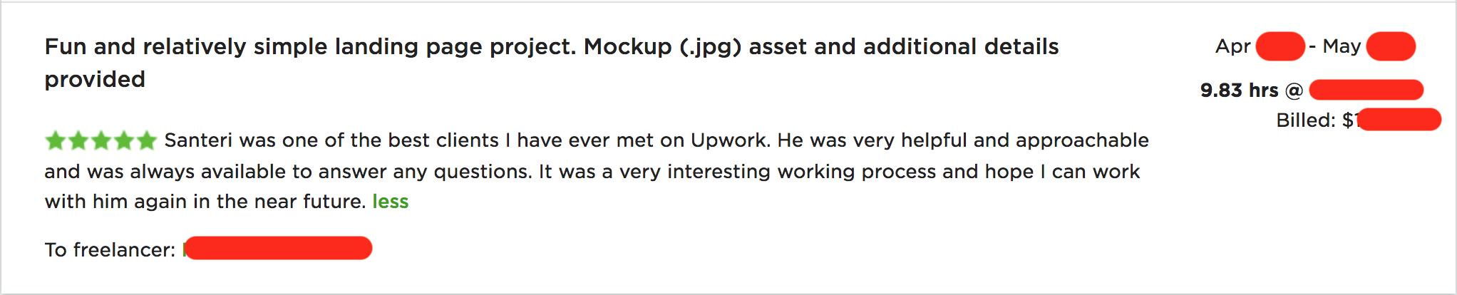 Job Post Screenshot 3 - Upwork