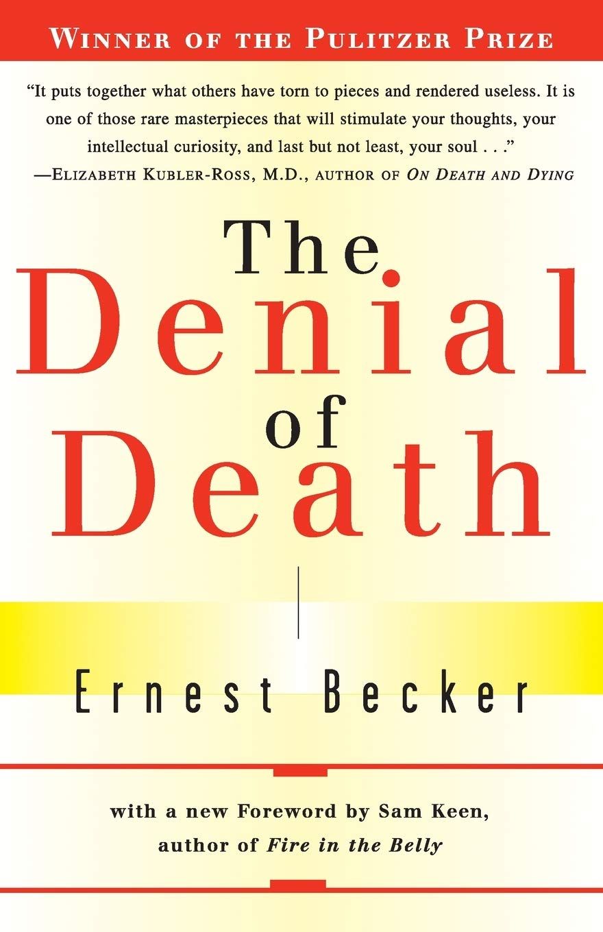 Denial of Death book cover on the LBS website